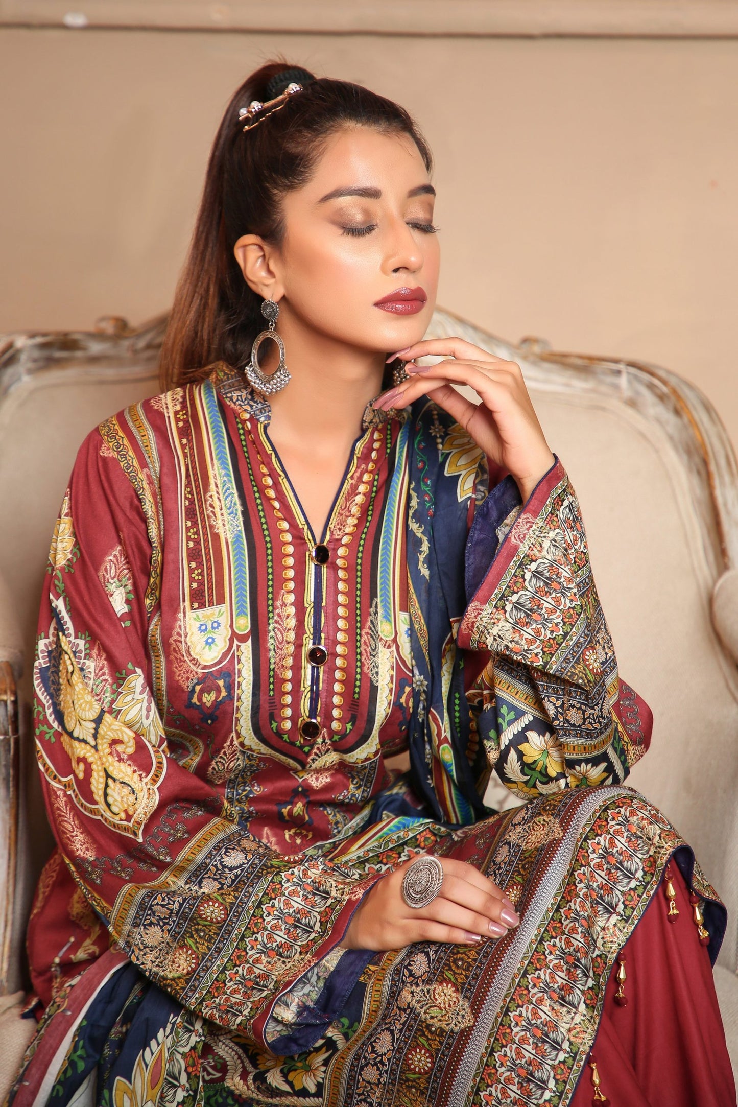 Pretty Attires Digital Printed Lawn PR-2230