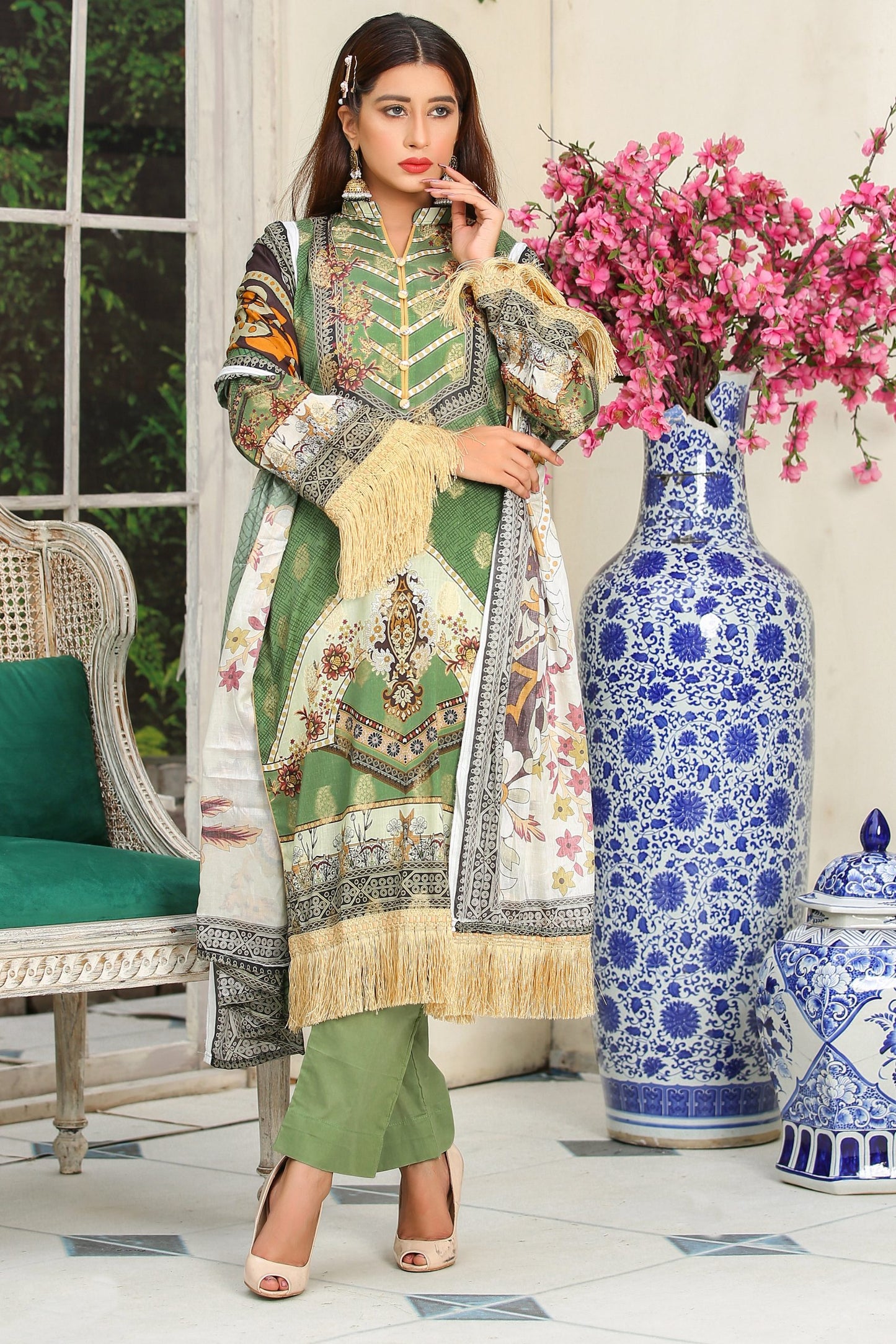 Pretty Attires Digital Printed Lawn PR-2232
