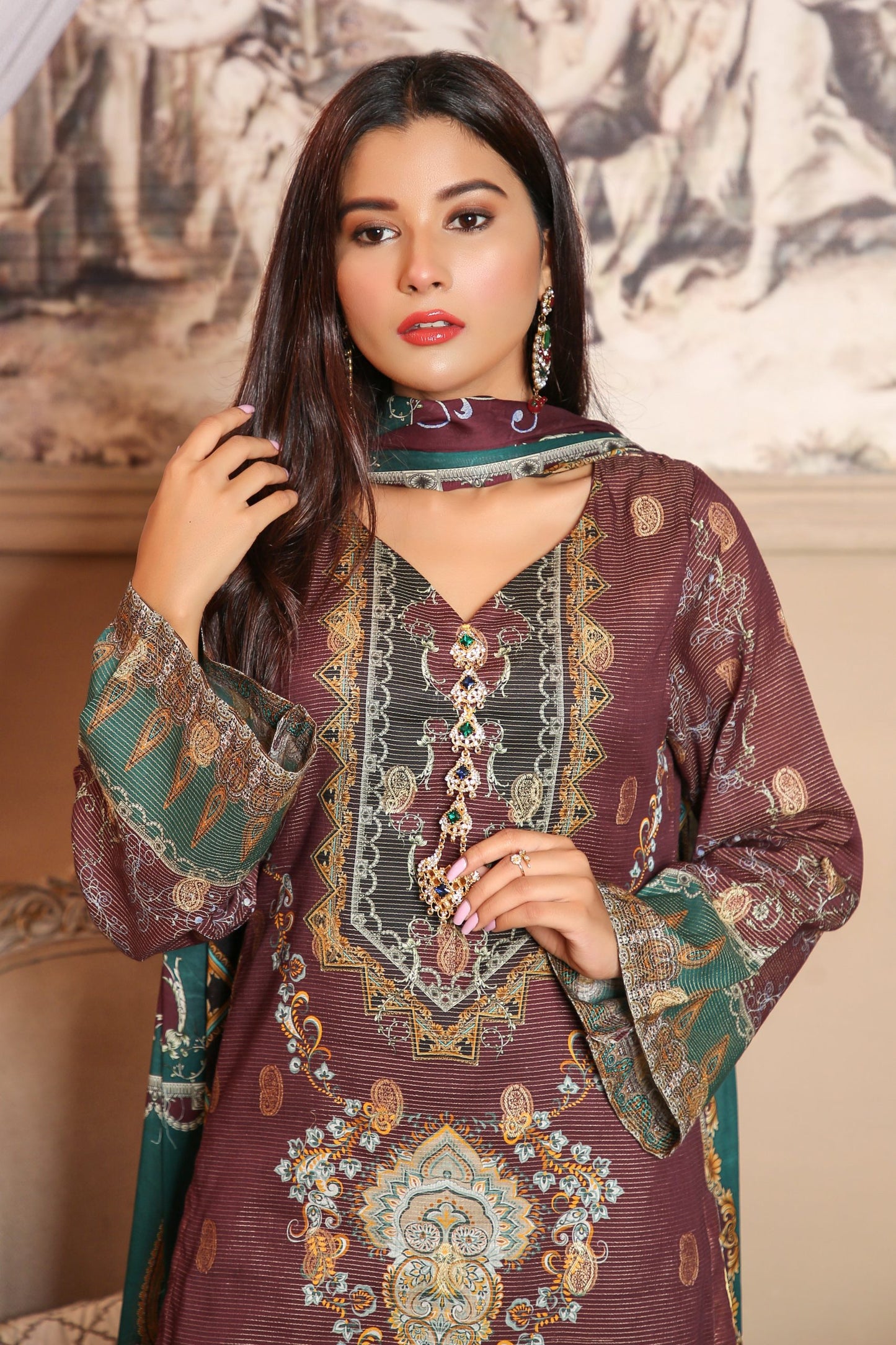 Pretty Attires Digital Printed Lawn PR-2235