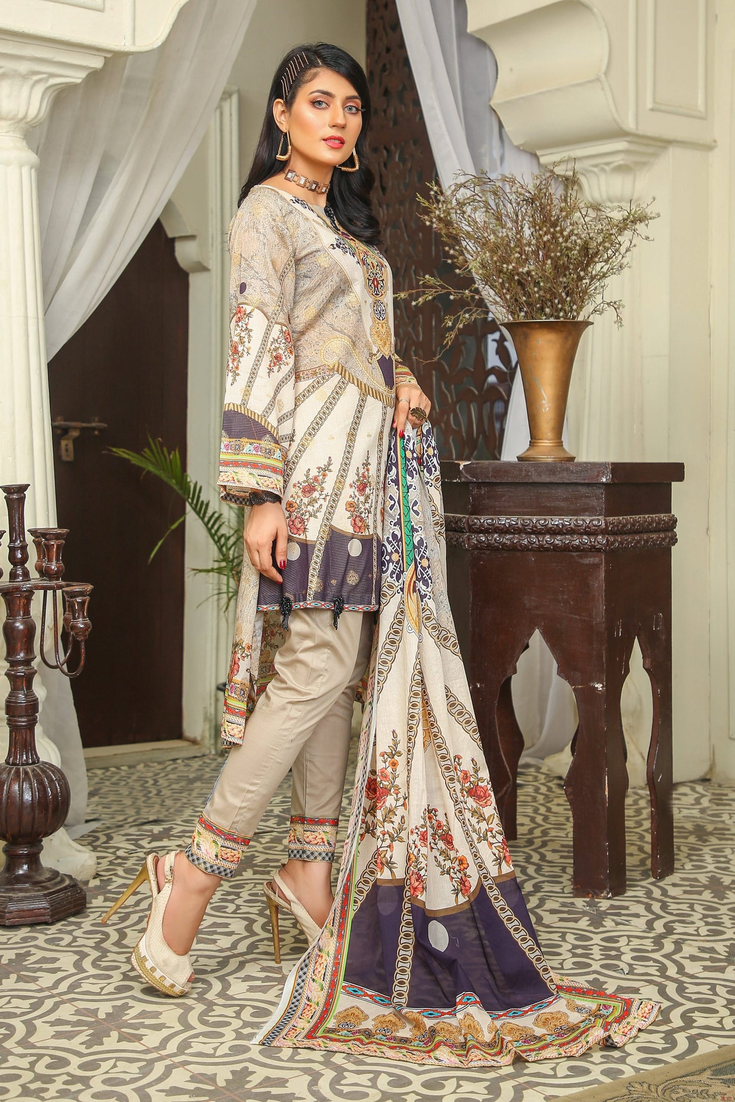 Pretty Attires Digital Printed Lawn PR-2241