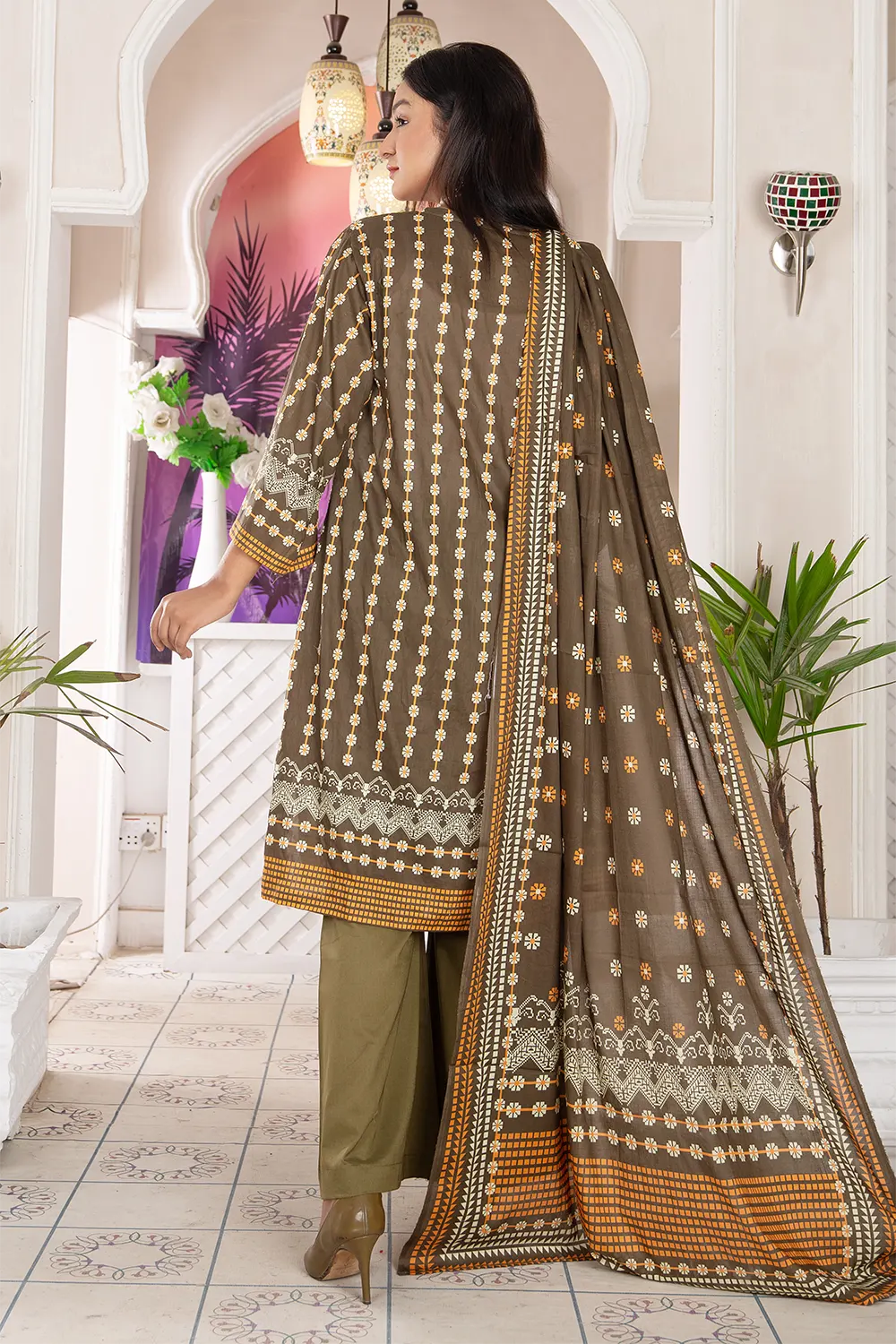 Glamour Digital Print Unstitched PR-2558