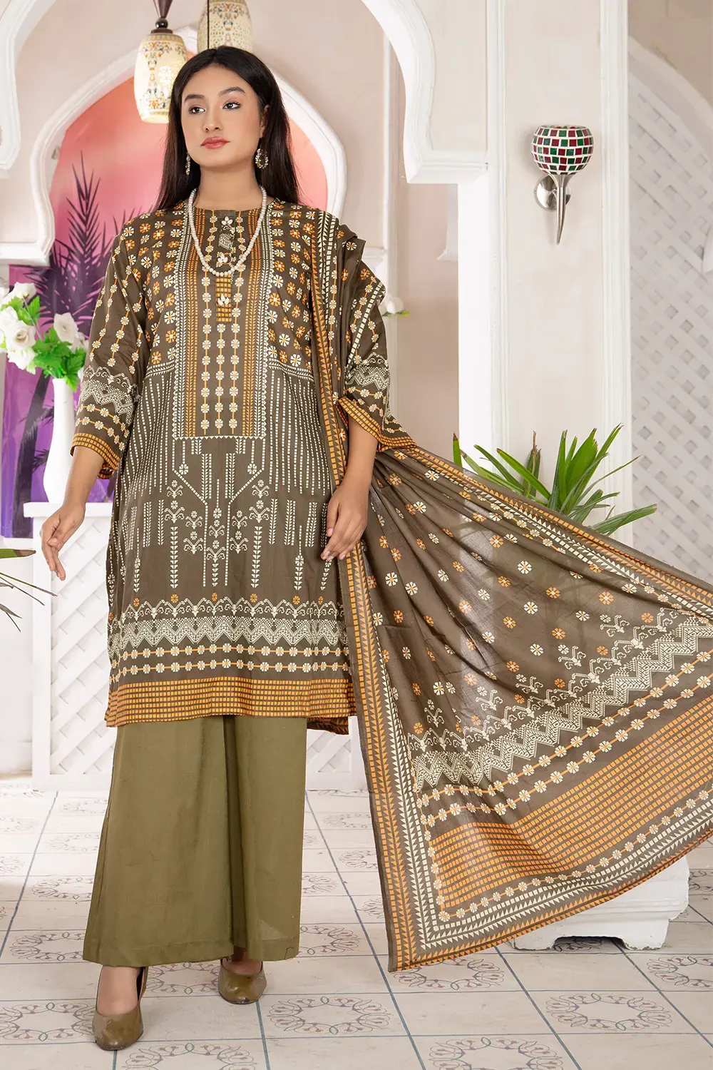 Glamour Digital Print Unstitched PR-2558