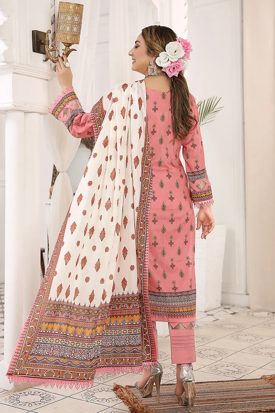 Arwa Springtime Serenade: Digital Printed Lawn 3pcs Set PR-2578