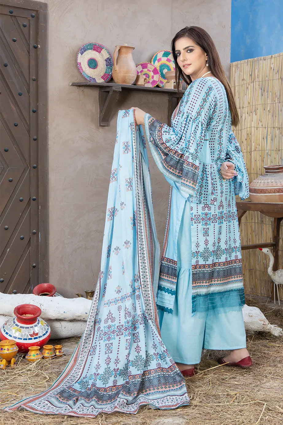 Glamour III Digital Printed Lawn PR-2611
