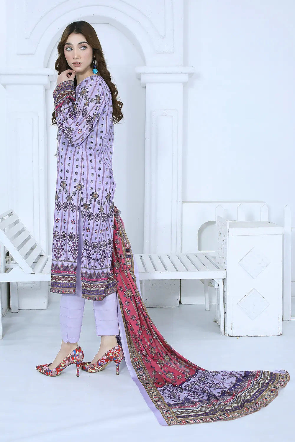 Doria Lawn Summer Unstiched P-1228
