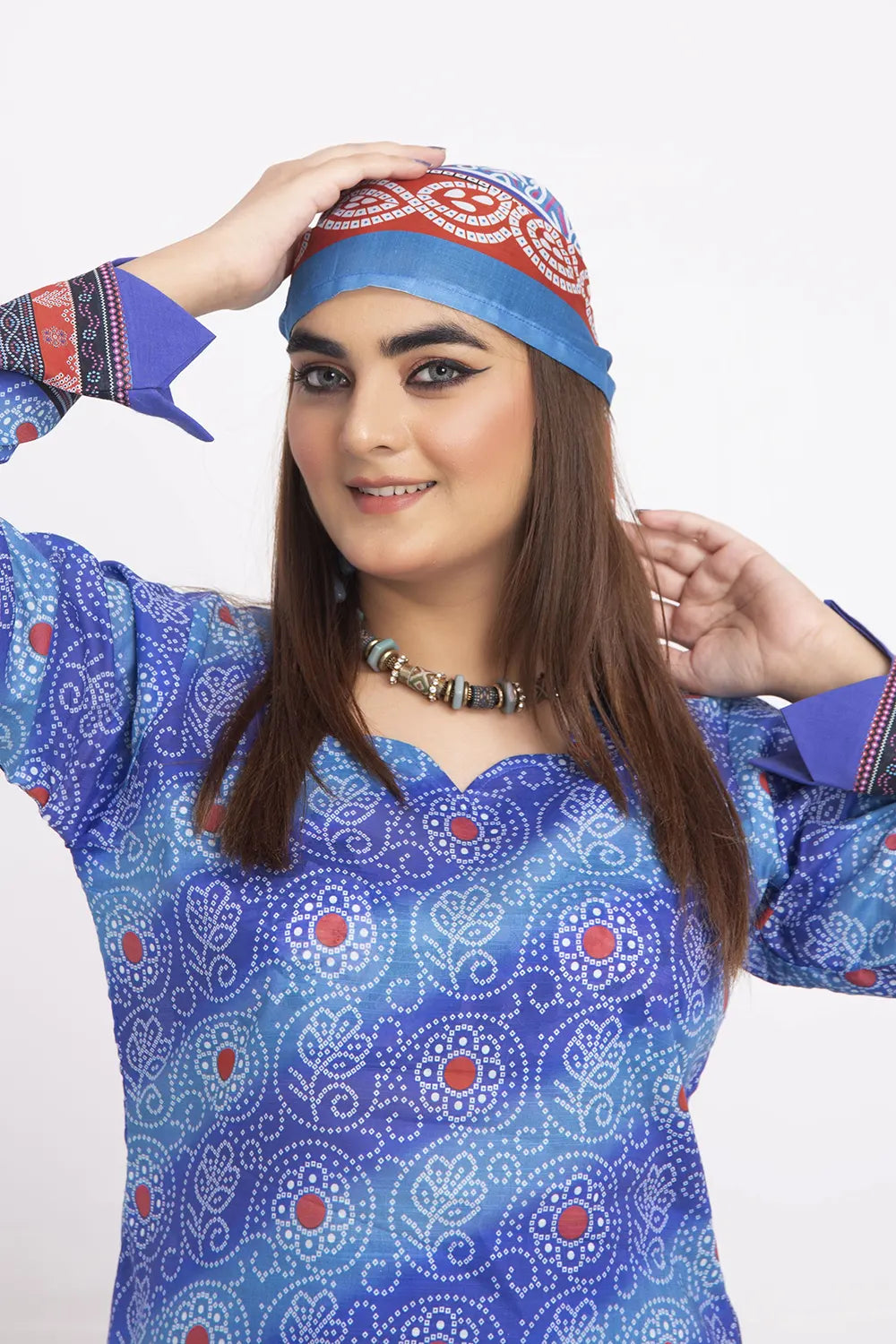 Chunri Digital Printed Slub Lawn PR-2701