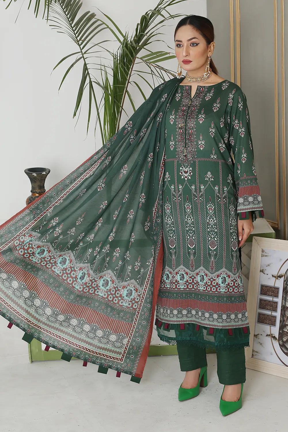 Farmaiesh Unstitched Lawn PR-S-1237