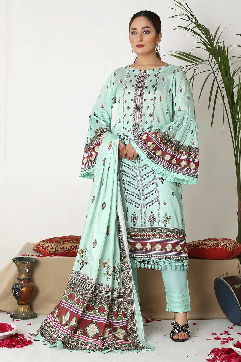 Farmaiesh Unstitched Lawn PR-S-1244