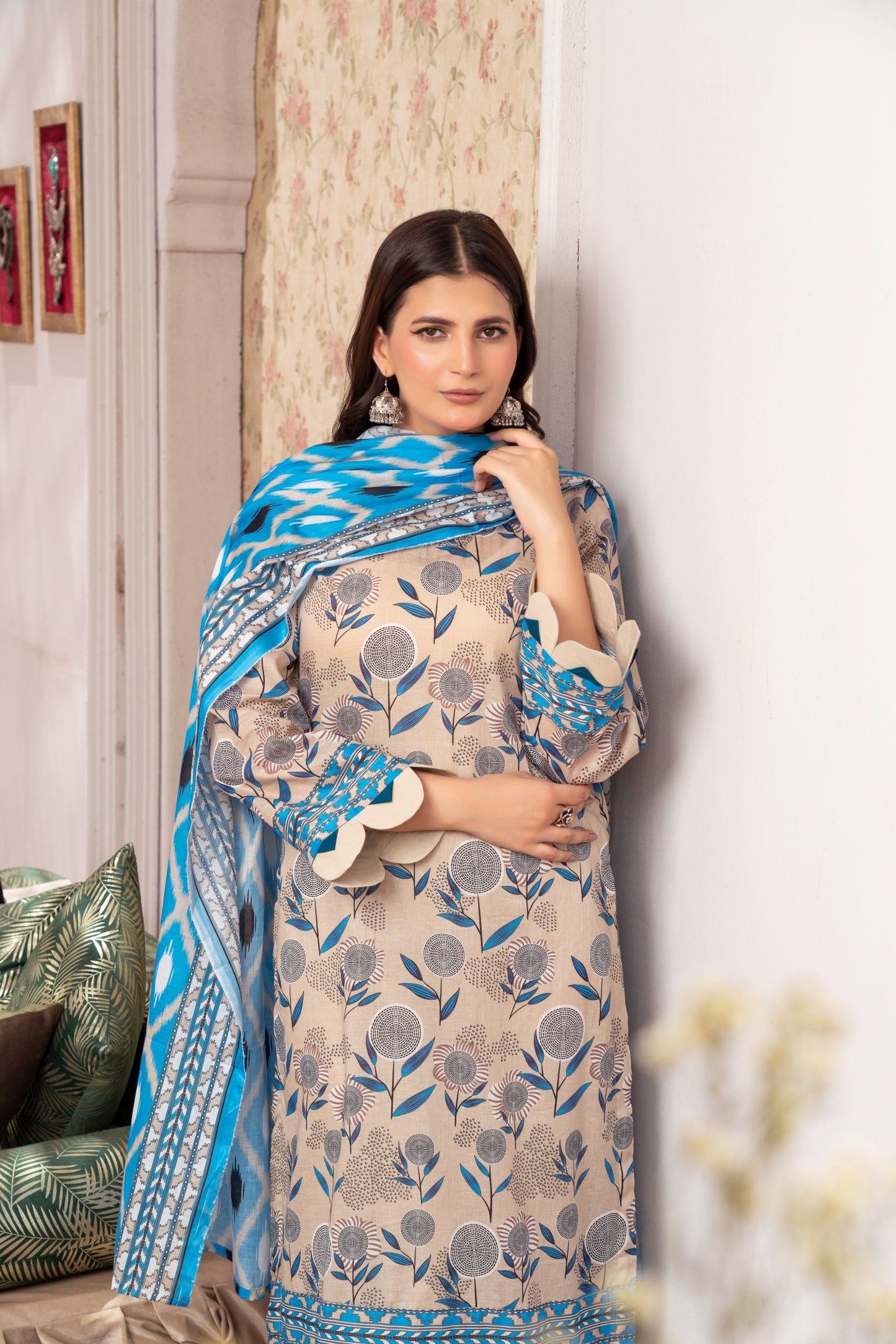 Shafaq Digital Printed Lawn PR-2719
