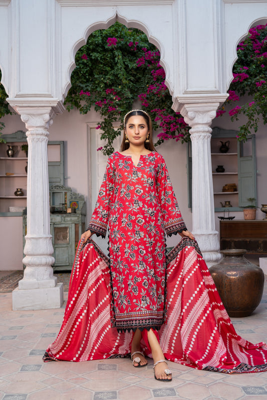Shafaq Digital Printed Lawn PR-2724