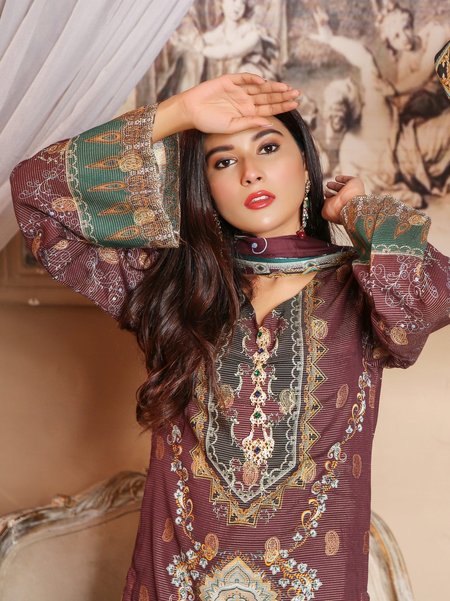 Pretty Attires Digital Printed Lawn PR-2235