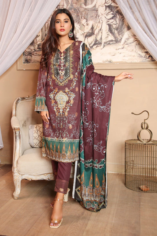 Pretty Attires Digital Printed Lawn PR-2235