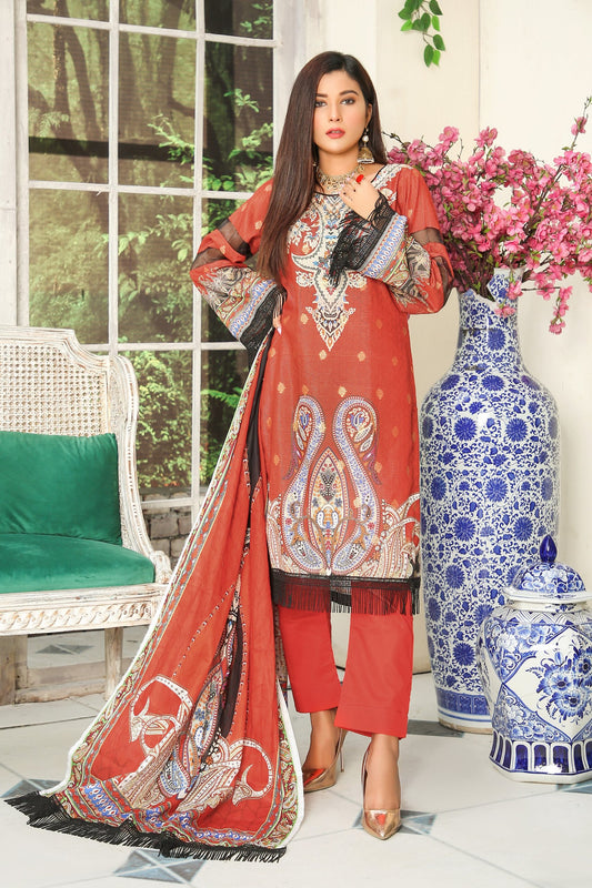 Pretty Attires Digital Printed Lawn PR-2237