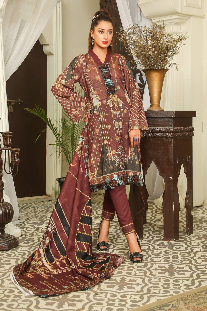 Pretty Attires Digital Printed Lawn PR-2240