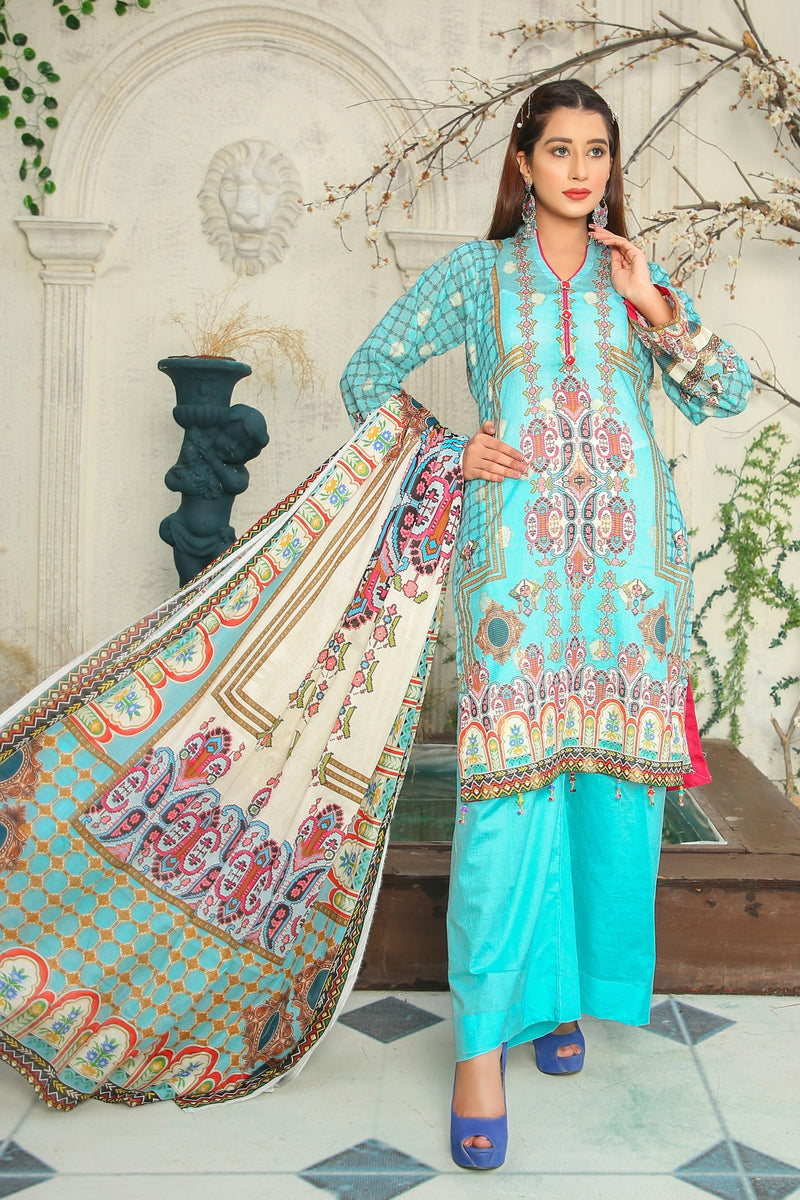 Pretty Attires Digital Printed Lawn PR-2244