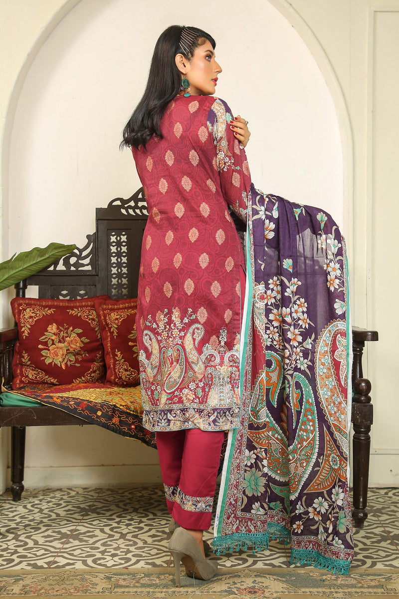 Pretty Attires Digital Printed Lawn PR-2247