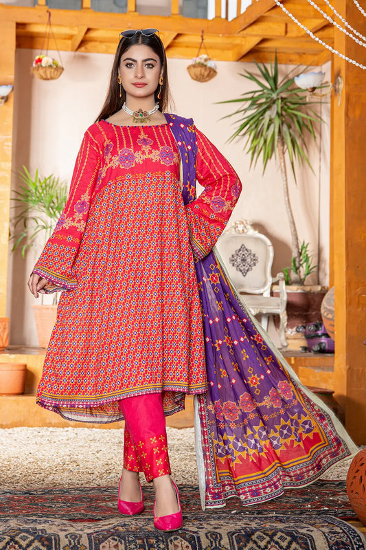 Glamour Digital Print Unstitched PR-2555
