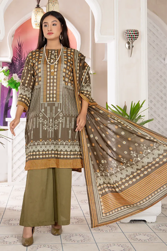 Glamour Digital Print Unstitched PR-2558
