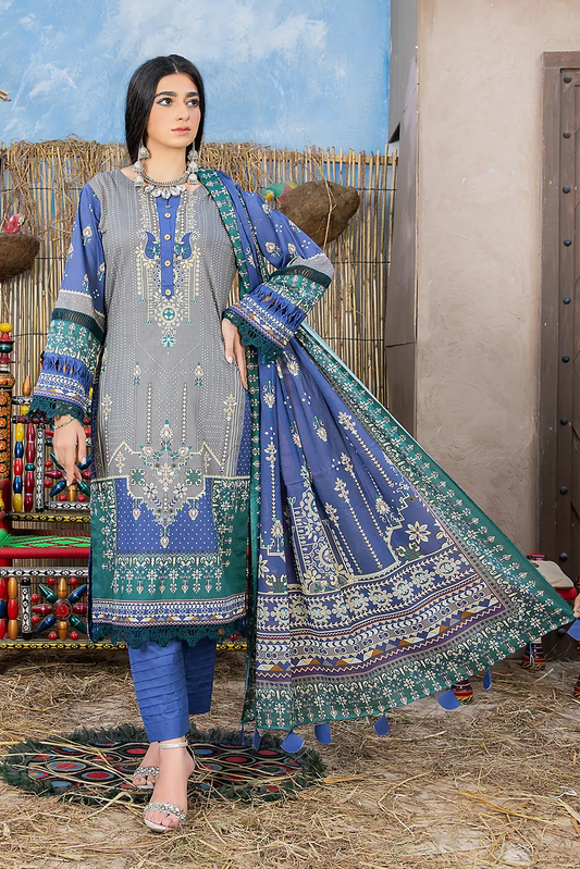 Glamour III Digital Printed Lawn PR-2605