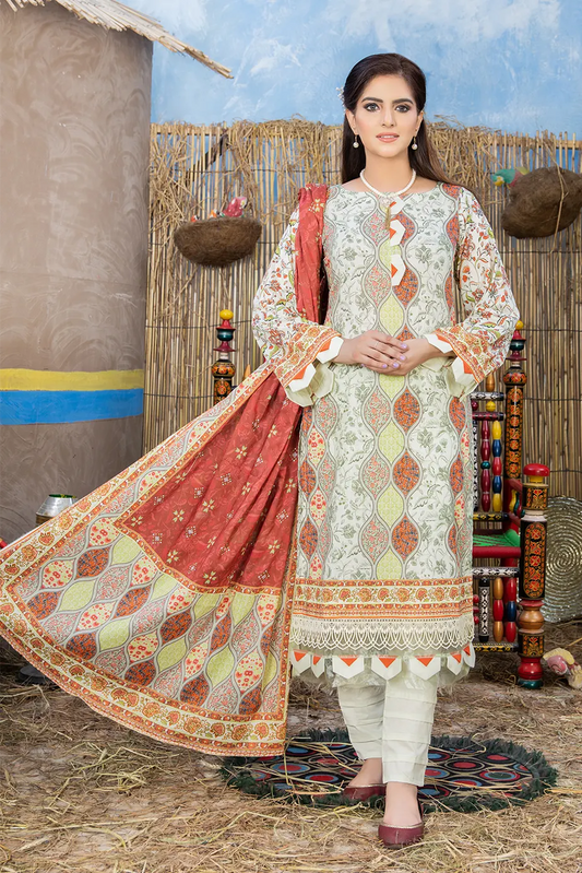 Glamour III Digital Printed Lawn PR-2608