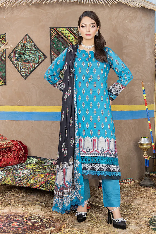 Glamour III Digital Printed Lawn PR-2609