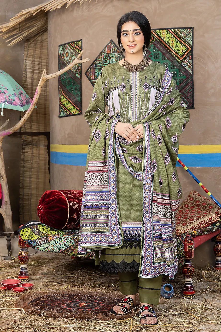 Glamour III Digital Printed Lawn PR-2610