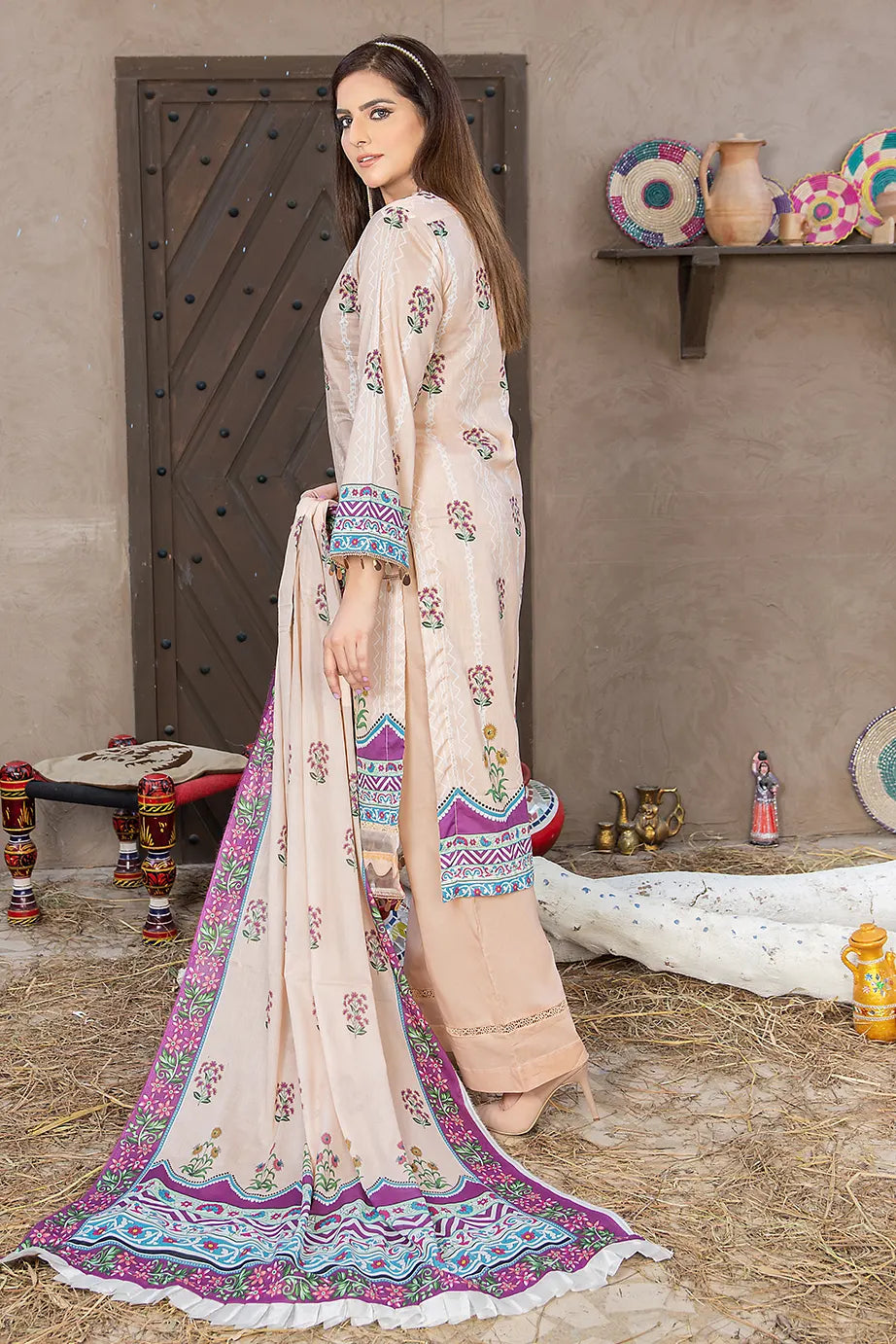 Glamour III Digital Printed Lawn PR-2612