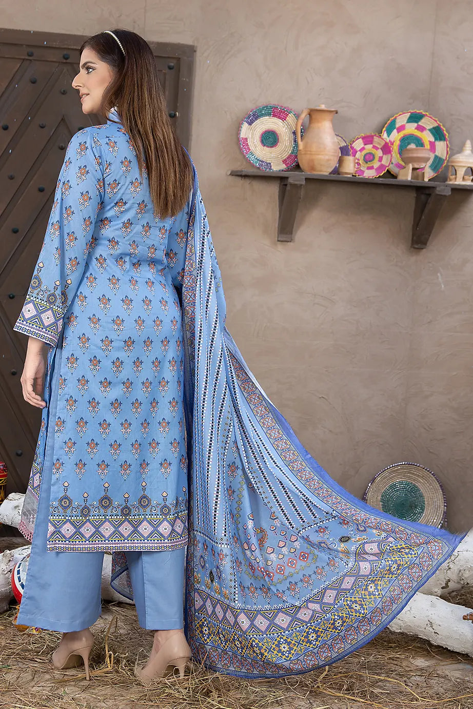 Glamour III Digital Printed Lawn PR-2613