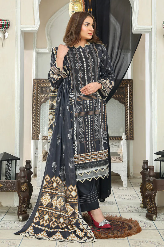 NOIR Unstitched Digital Printed Lawn PR-2629