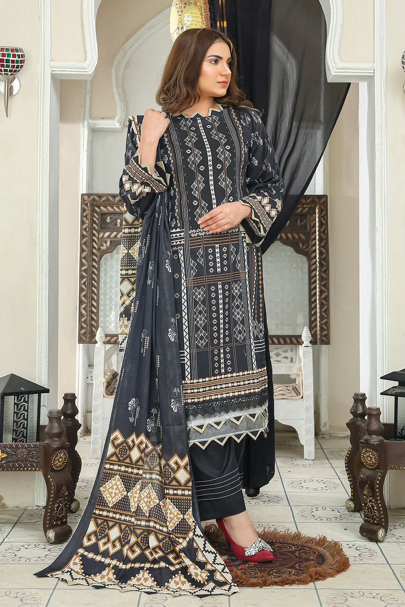 NOIR Unstitched Digital Printed Lawn PR-2629