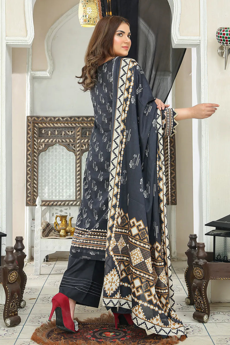 NOIR Unstitched Digital Printed Lawn PR-2629