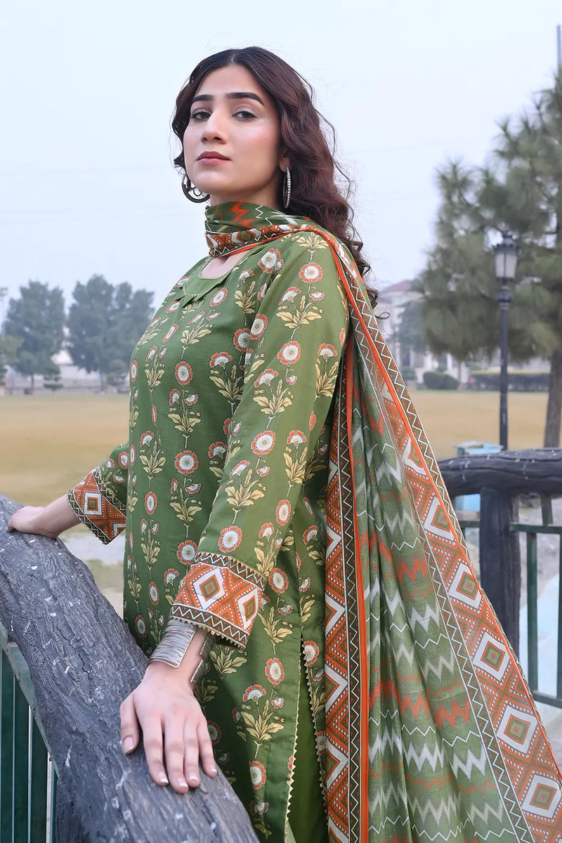 Floral Unstitched Lawn PR-2732