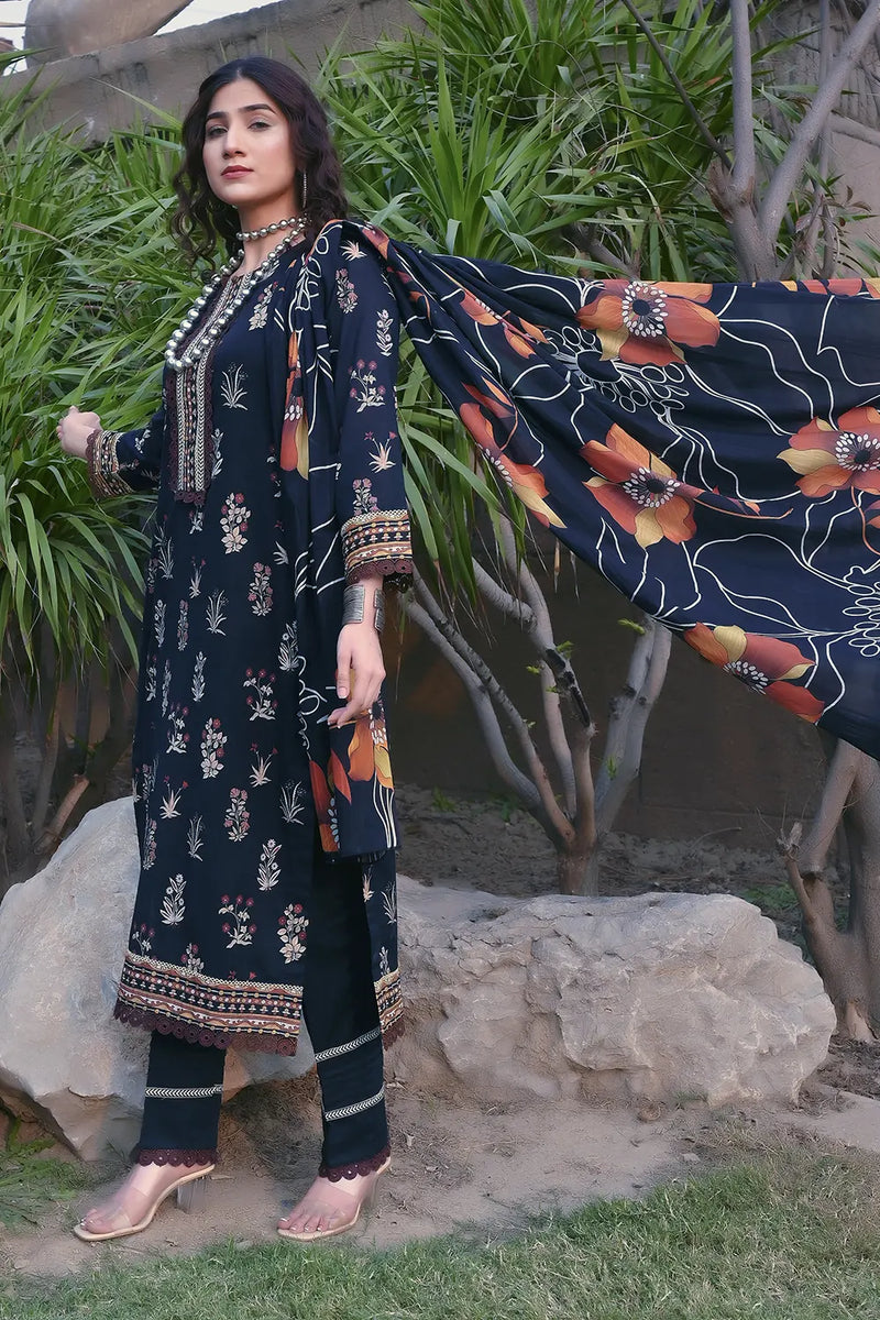 Floral Unstitched Lawn PR-2736