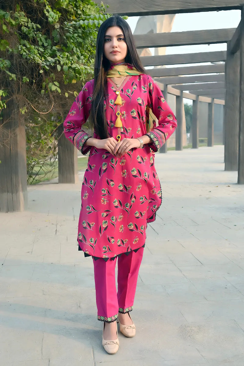 Floral Unstitched Lawn PR-2737