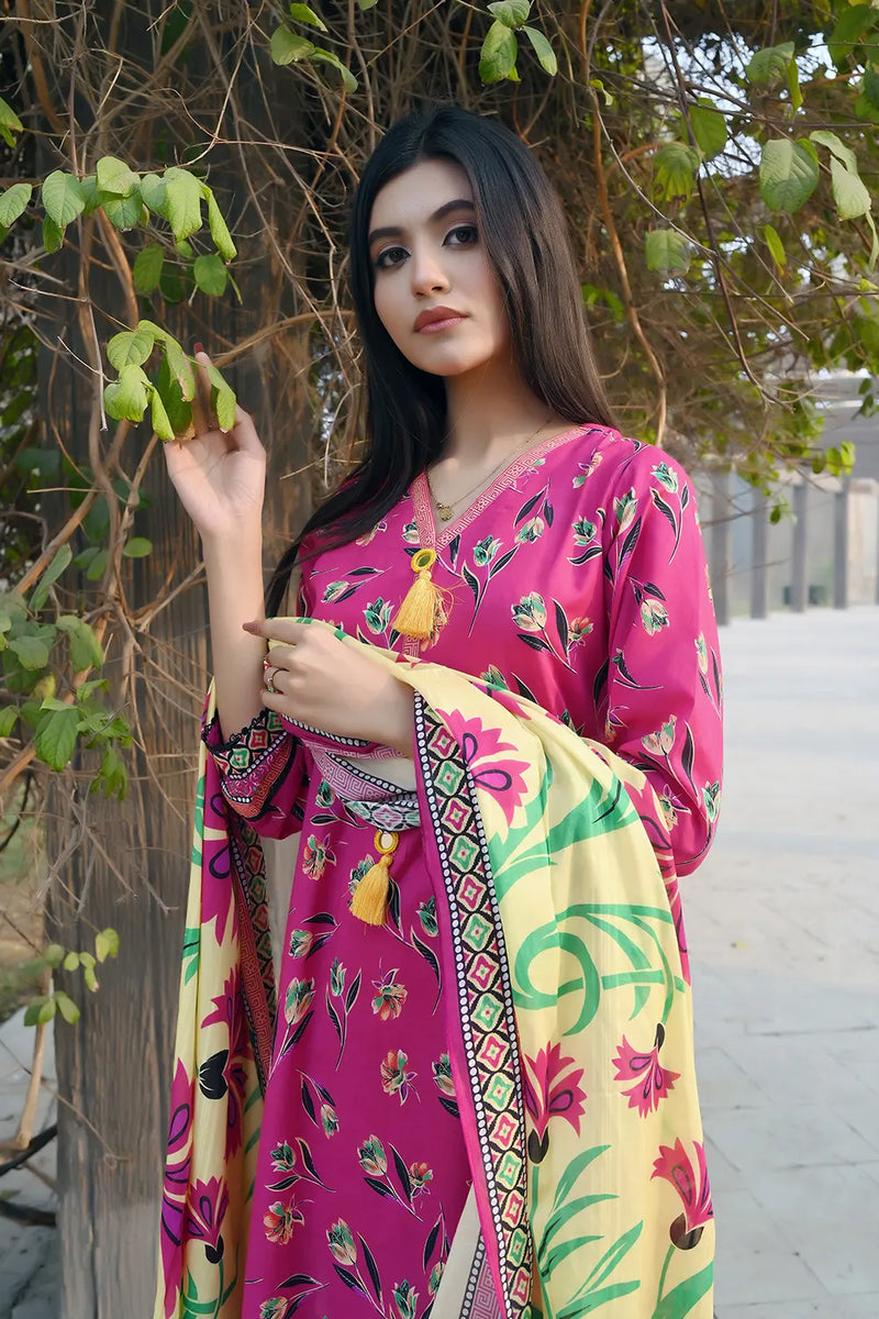 Floral Unstitched Lawn PR-2737