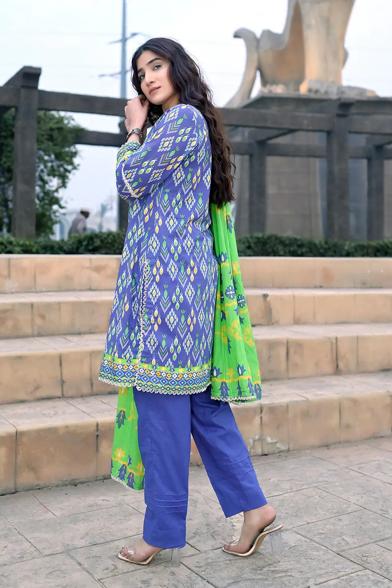 Floral Unstitched Lawn PR-2742