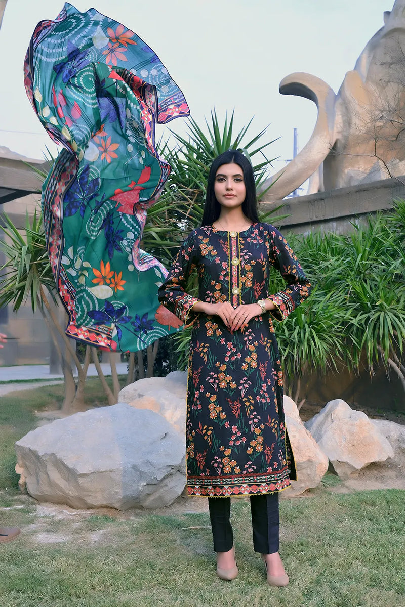 Floral Unstitched Lawn PR-2744