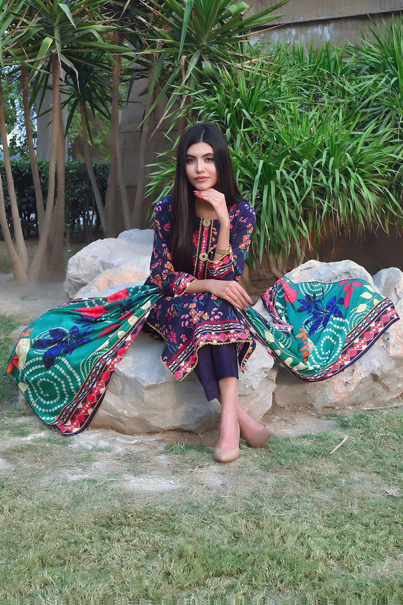 Floral Unstitched Lawn PR-2744