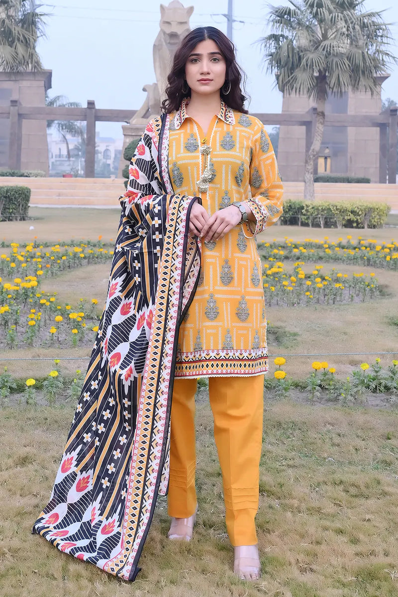 Floral Unstitched Lawn PR-2745