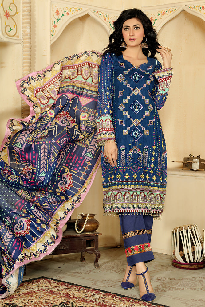 Jalwa Embroidered 3 Piece PR-2398