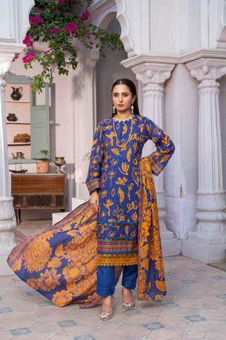 Shafaq Digital Printed Lawn PR-2718 image