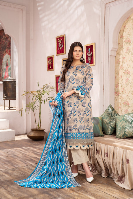 Shafaq Digital Printed Lawn PR-2719