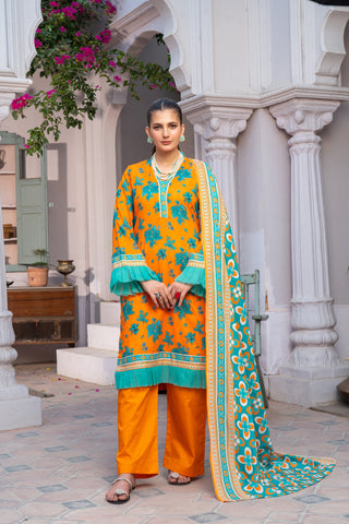 Shafaq Digital Printed Lawn PR-2725 image