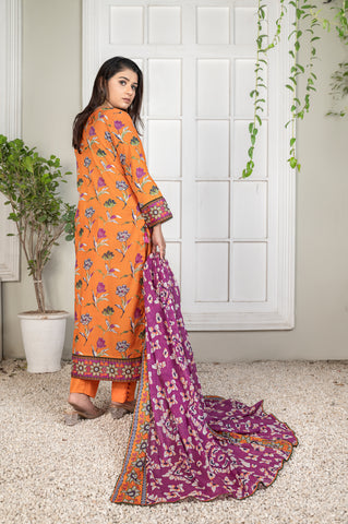 DESIRE Digital Printed Lawn 3pcs PR-2727 image