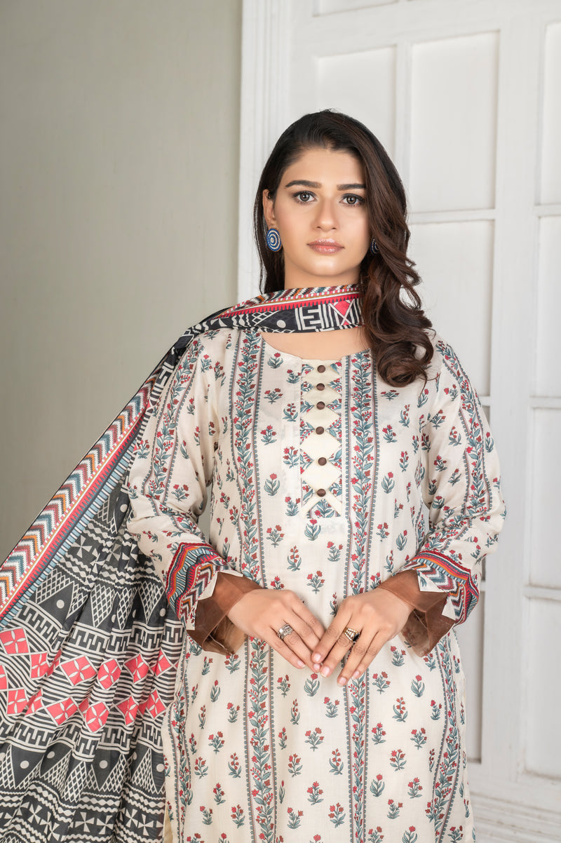 DESIRE Digital Printed Lawn 3pcs PR-2728