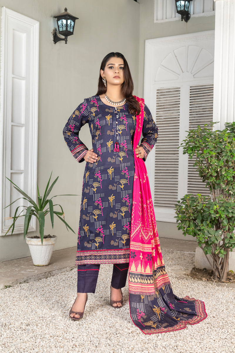 DESIRE Digital Printed Lawn 3pcs PR-2730