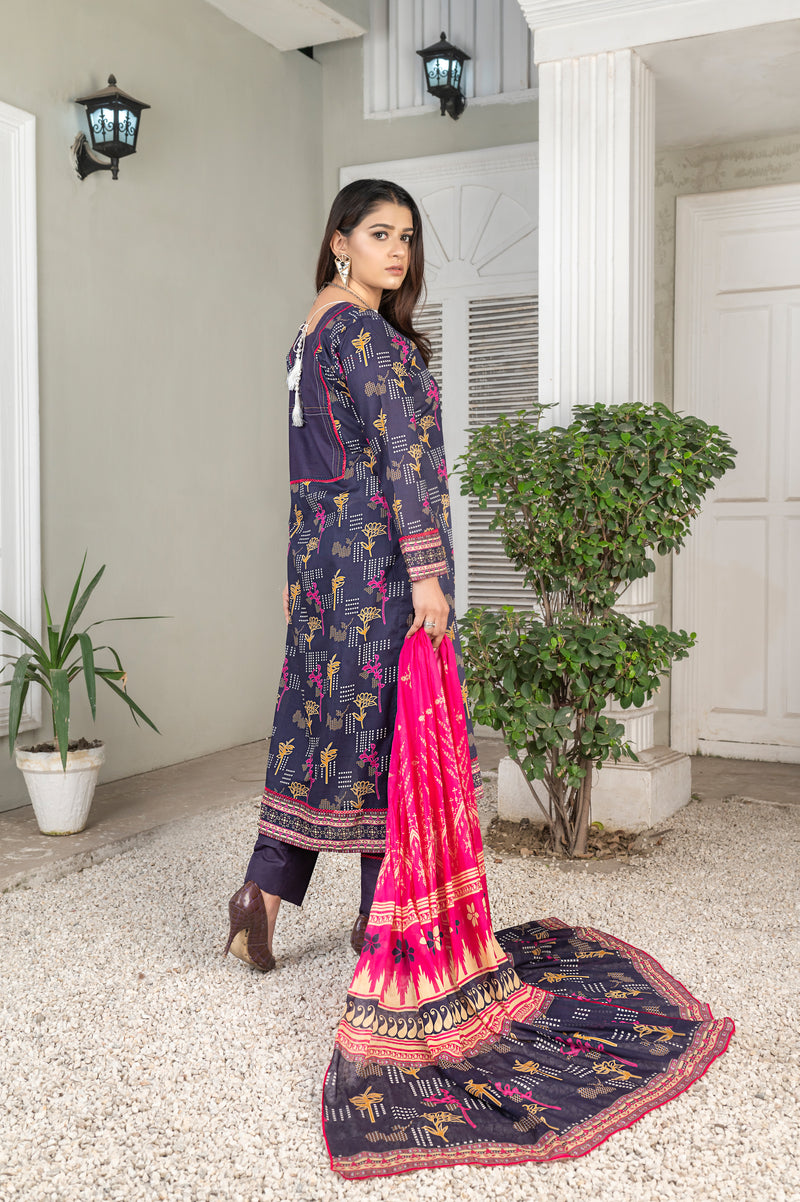 DESIRE Digital Printed Lawn 3pcs PR-2730