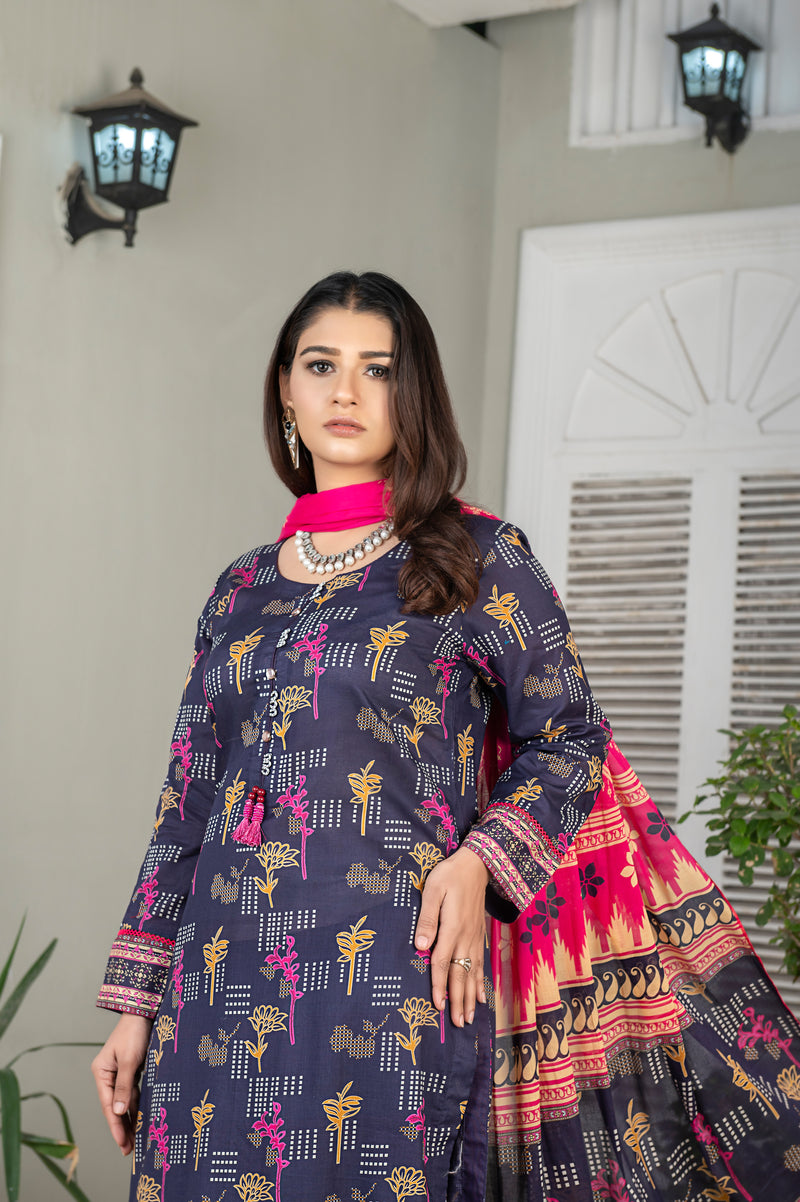 DESIRE Digital Printed Lawn 3pcs PR-2730