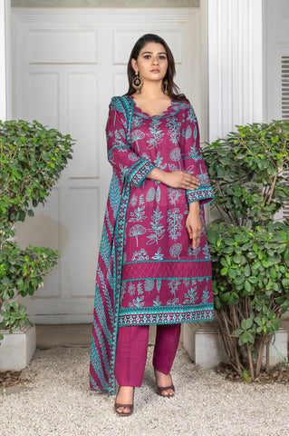 DESIRE Digital Printed Lawn 3pcs PR-2733 image