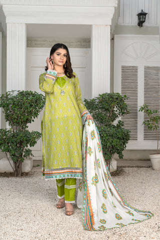 DESIRE Digital Printed Lawn 3pcs PR-2734 image